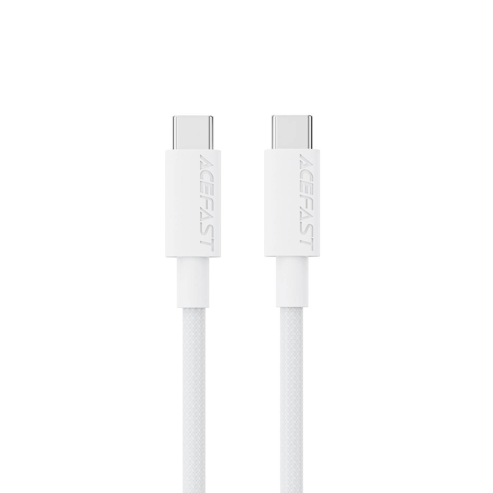 USB-kaapeli Acefast C18-03 60W USB-C – USB-C 1,2 m valkoinen