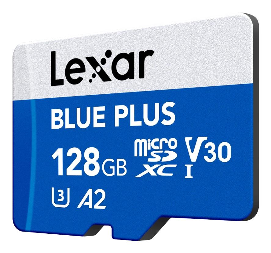 Lexar 128GB MicroSDXC UHS-I -muistikortti adapterilla LMSBLPL128G-BNANG