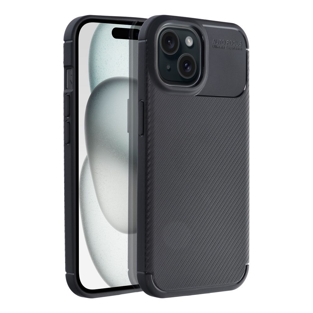 Suojakuori iPhone 15:lle Carbon Premium musta