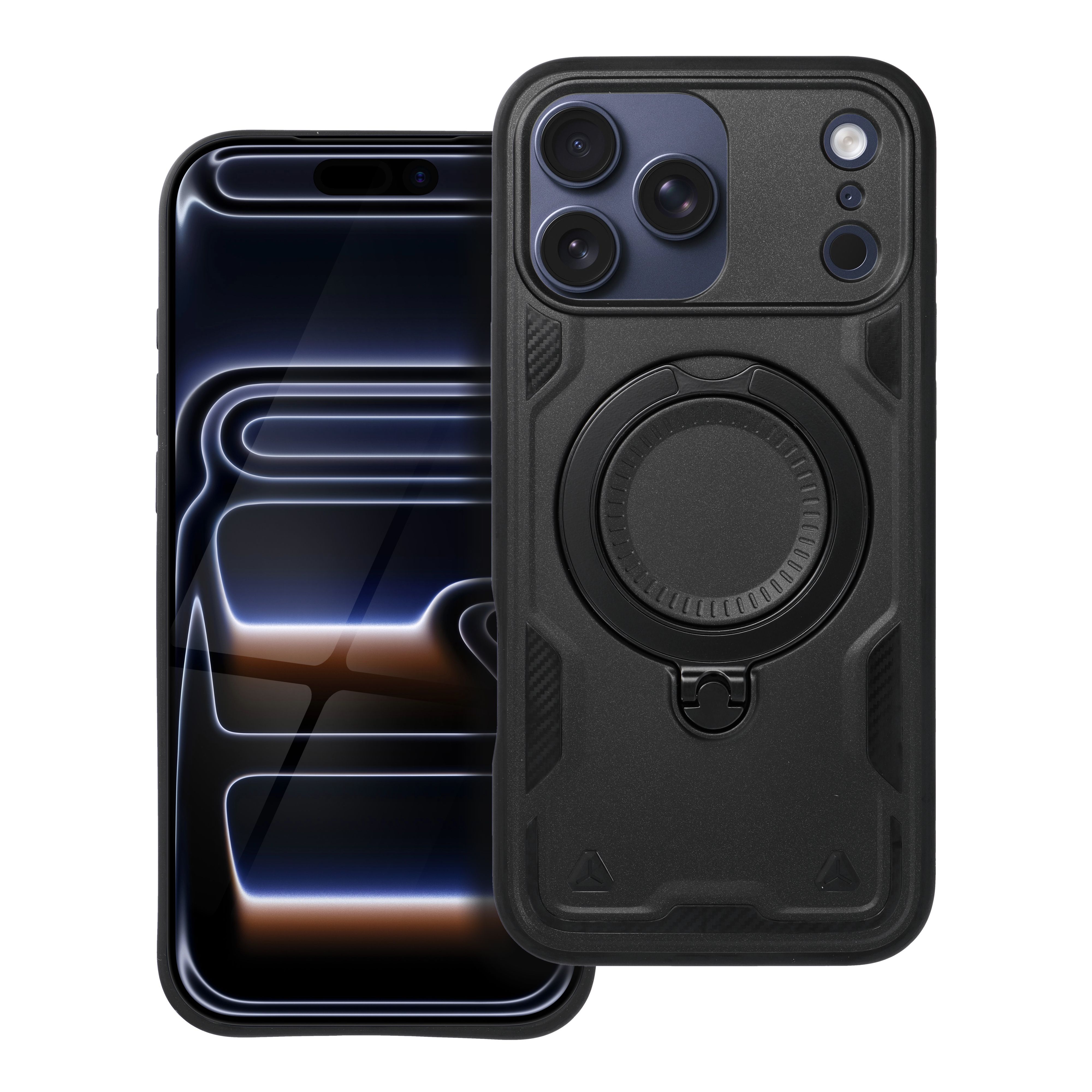 Suojakuori iPhone 17 PRO MAX:lle Frost Armor musta