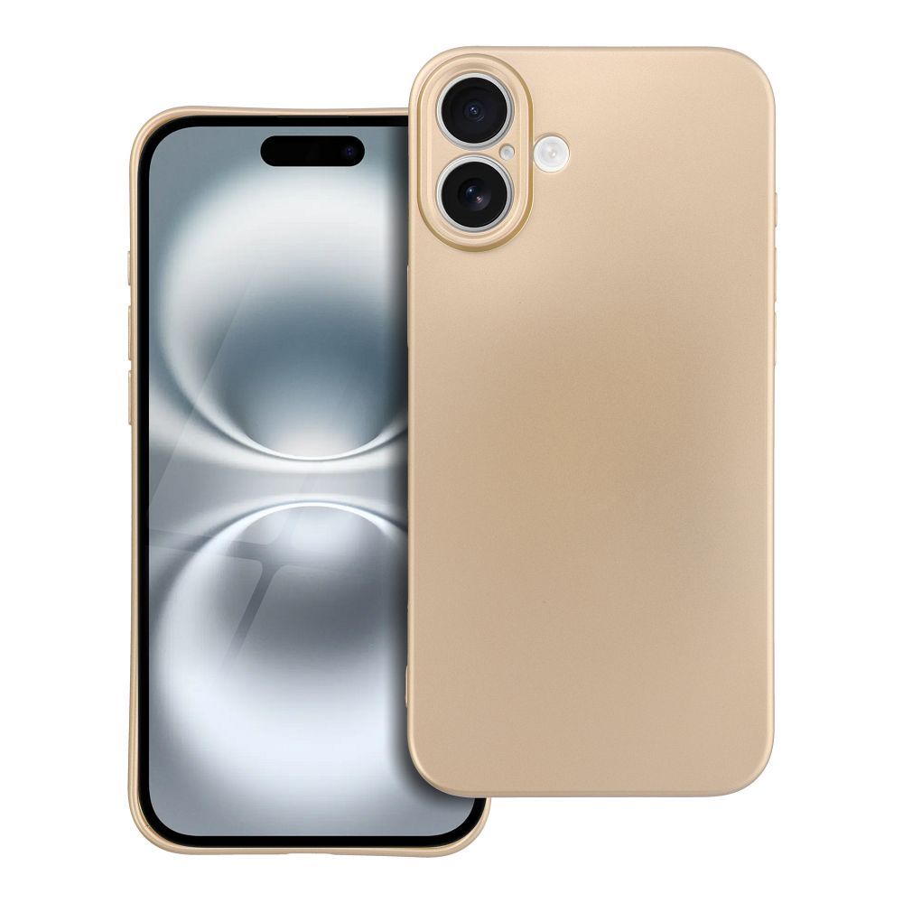 Metallinen Suojakuori iPhone 16 PLUS:lle kultainen