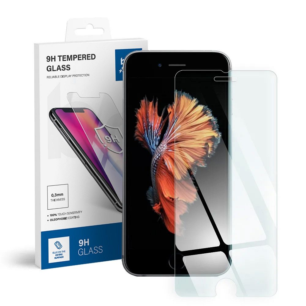 Karkaistu lasi iPhone 6 / 6S Blue Star