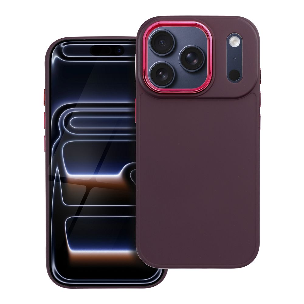 Suojakuori iPhone 17 PRO:lle Frame violetti