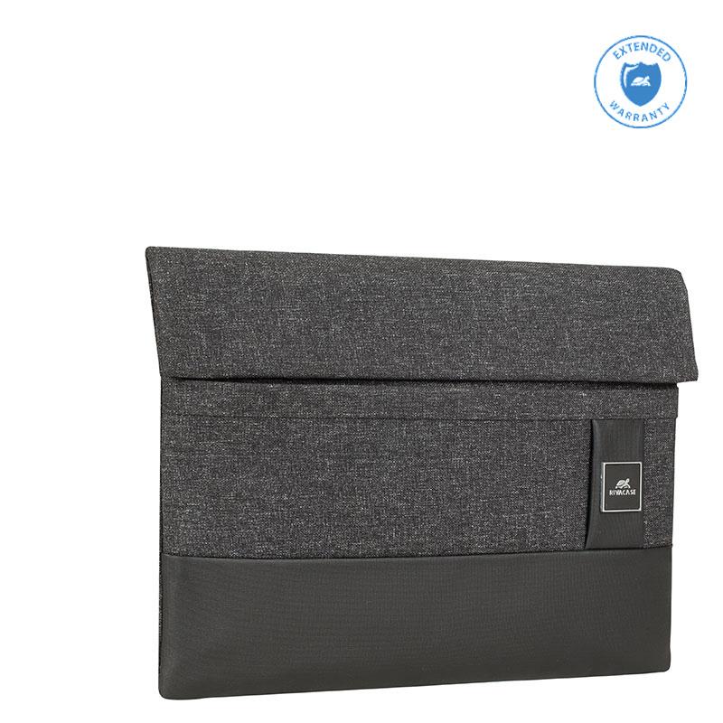 Kannettavan suojatasku ultrabookille 13,3" 8803, musta melange, RIVACASE