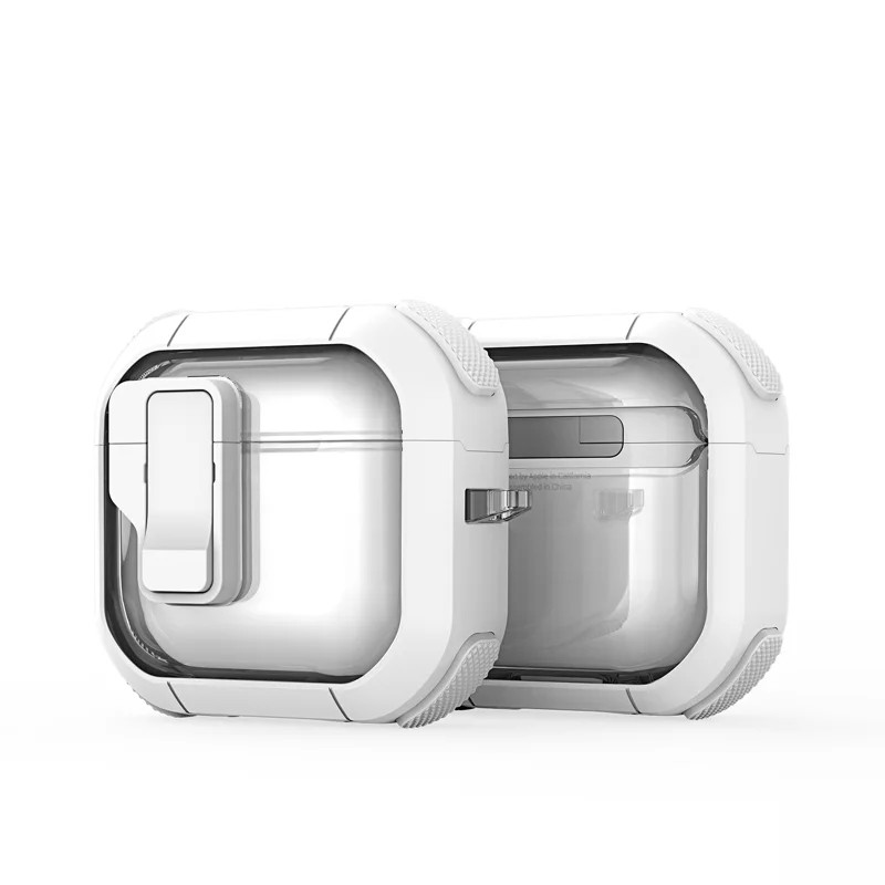 Dux Ducis PECN Suojakuori Apple AirPods 4:lle valkoinen