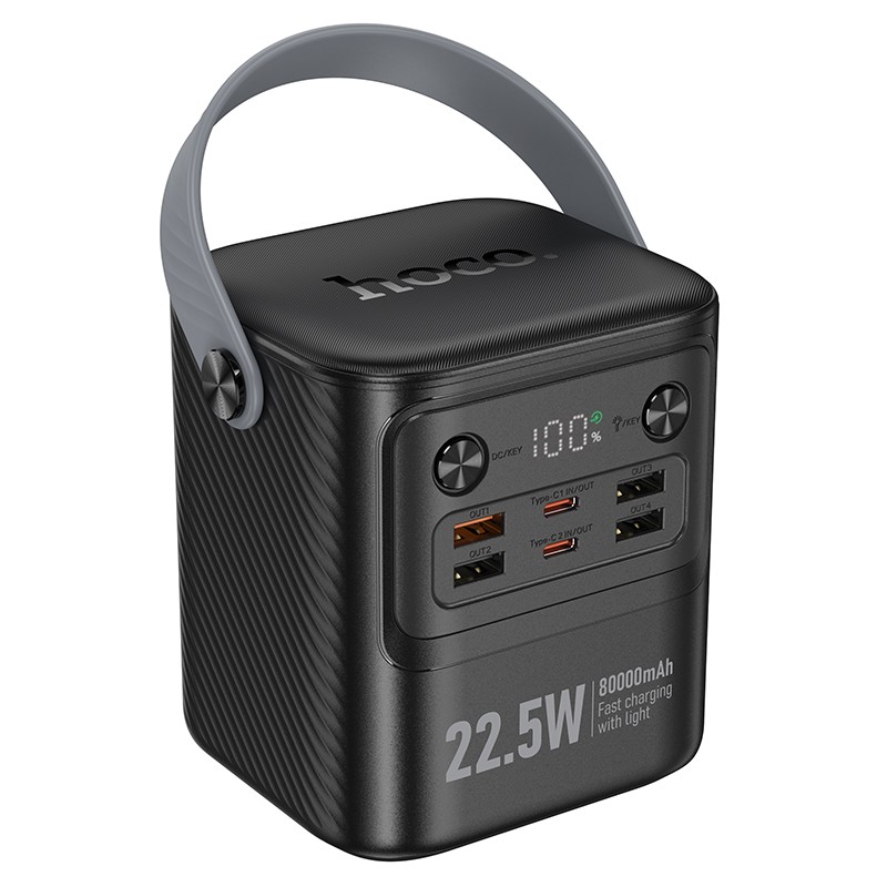External battery Power Bank Hoco J152 22.5W+PD20W 80000mAh black