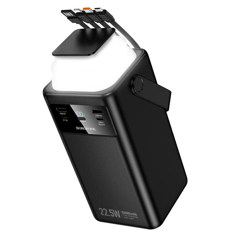 External battery Power Bank Borofone BJ65B 22.5W 80000mAh black