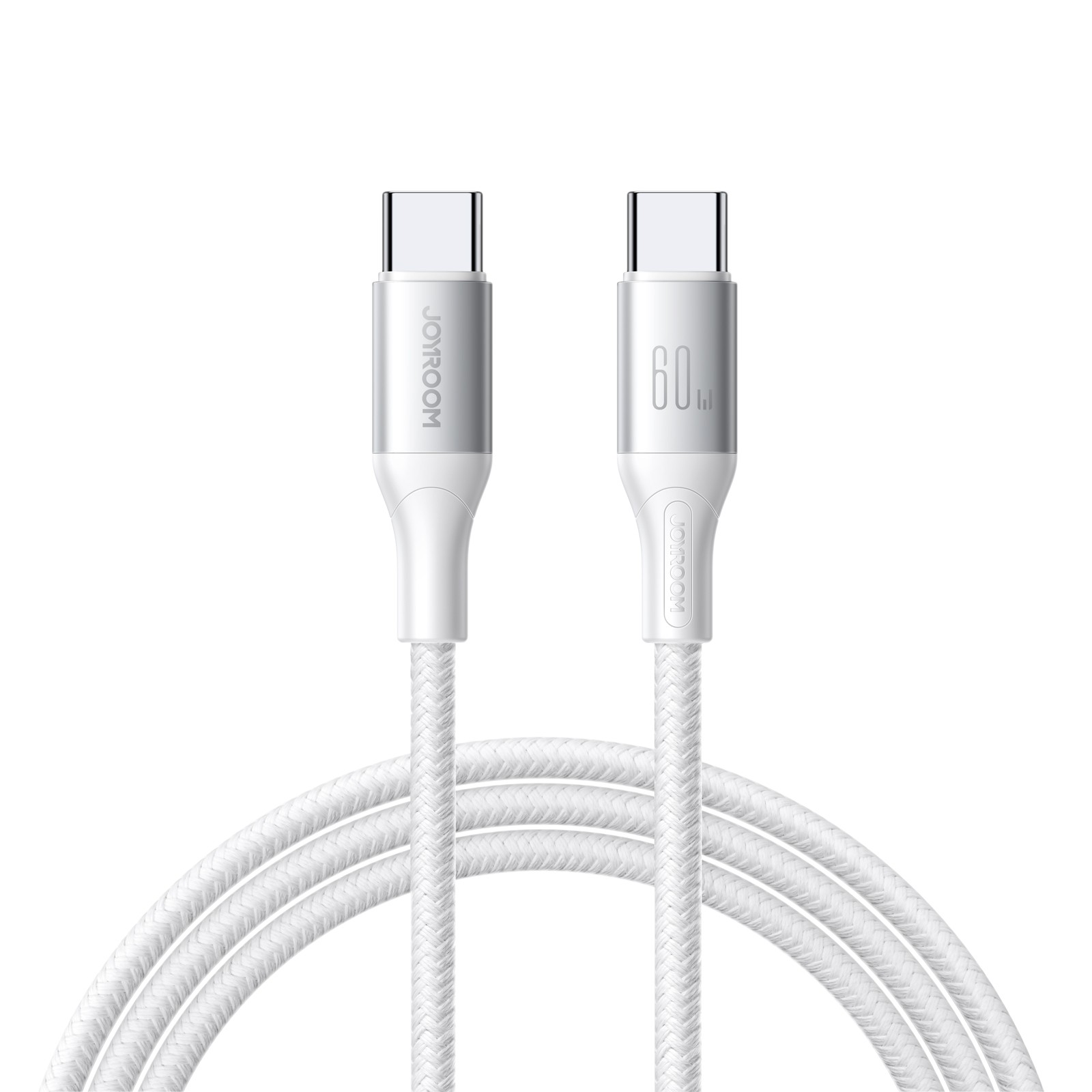 Joyroom S-A28 Flash Series 60W USB-C - USB-C kaapeli 1m - valkoinen
