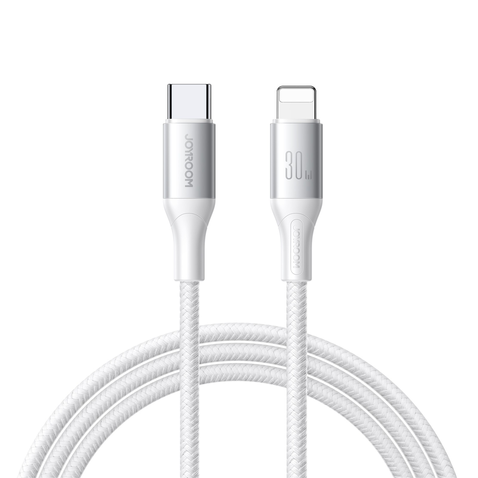 Joyroom S-A28 Flash Series 30W USB-C - Lightning kaapeli 2m - valkoinen
