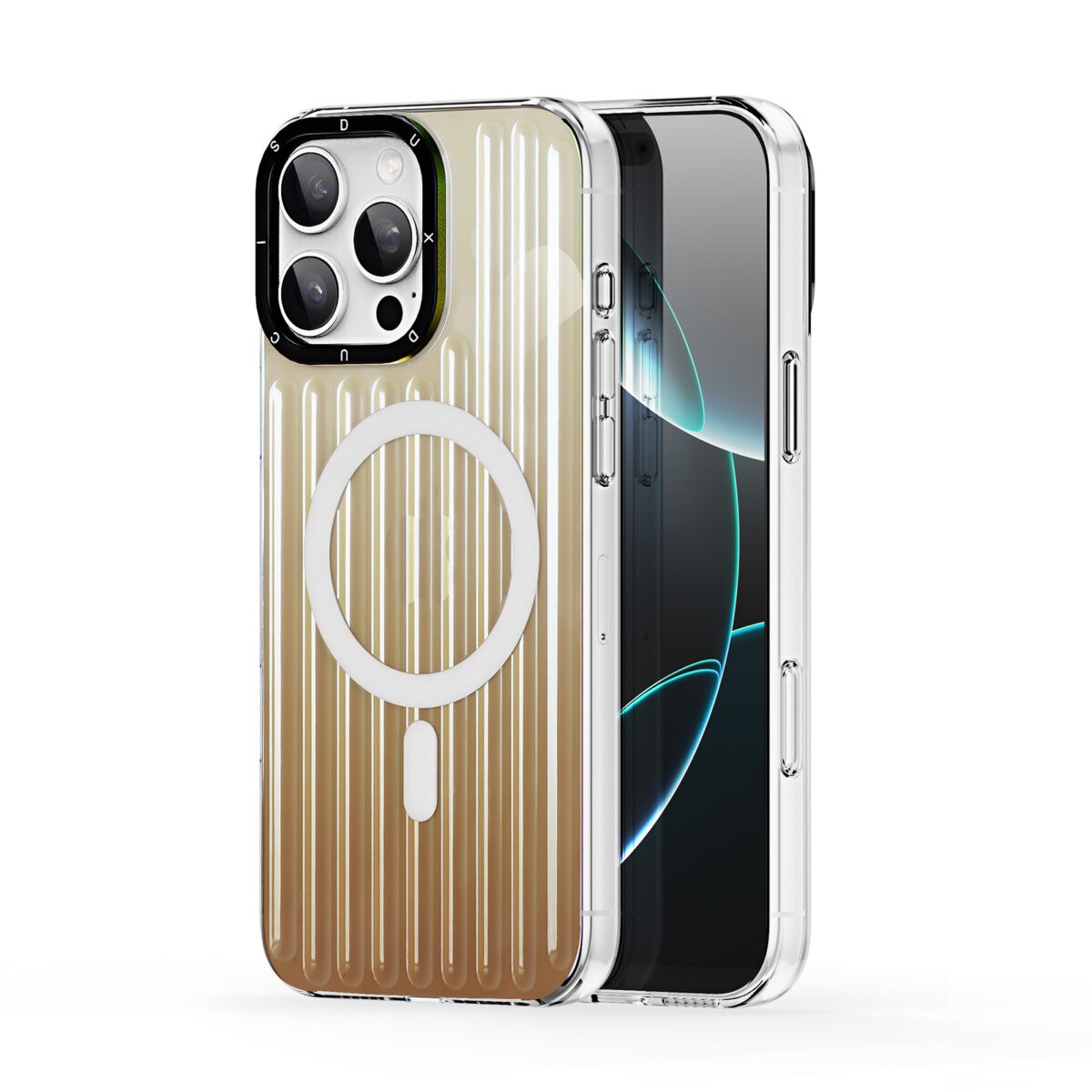 Dux Ducis Zest suojakuori Apple iPhone 16 Pro Max:lle Gradient Desert Gold