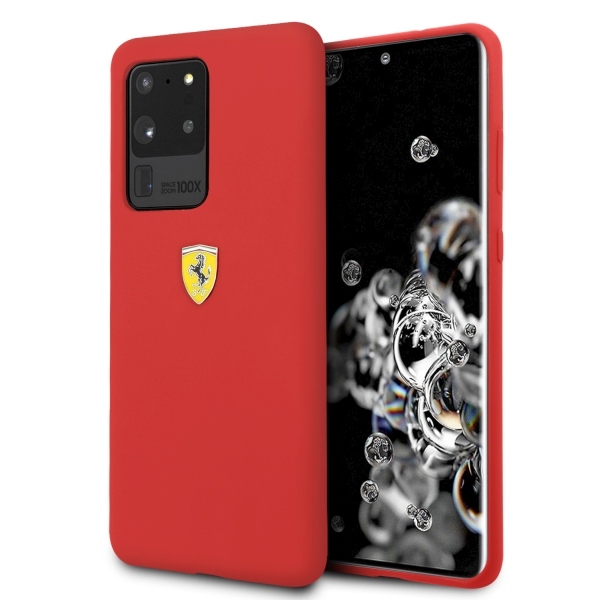 Ferrari Hardcase FESSIHCS69RE S20 Ultra G988 punainen/punainen Silikoni