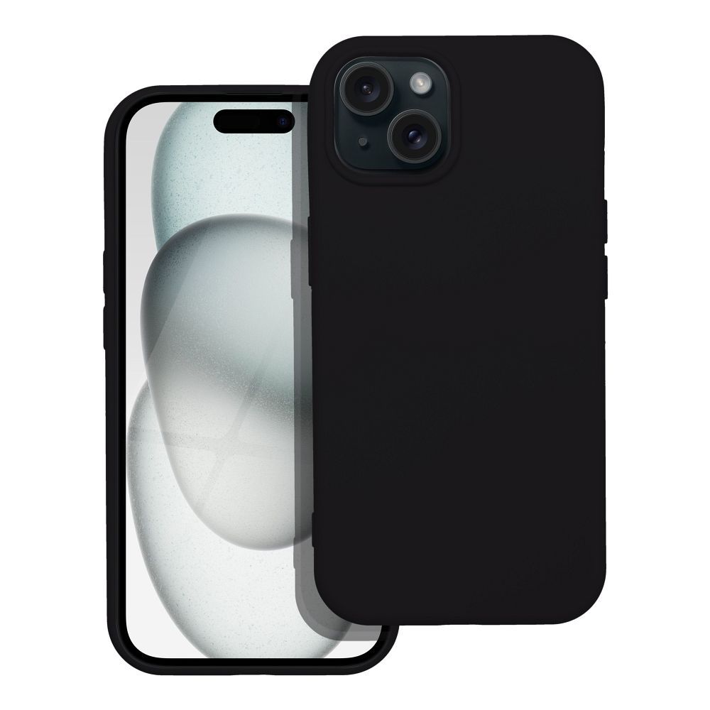 Silikoninen Suojakuori iPhone 15 PLUS:lle musta