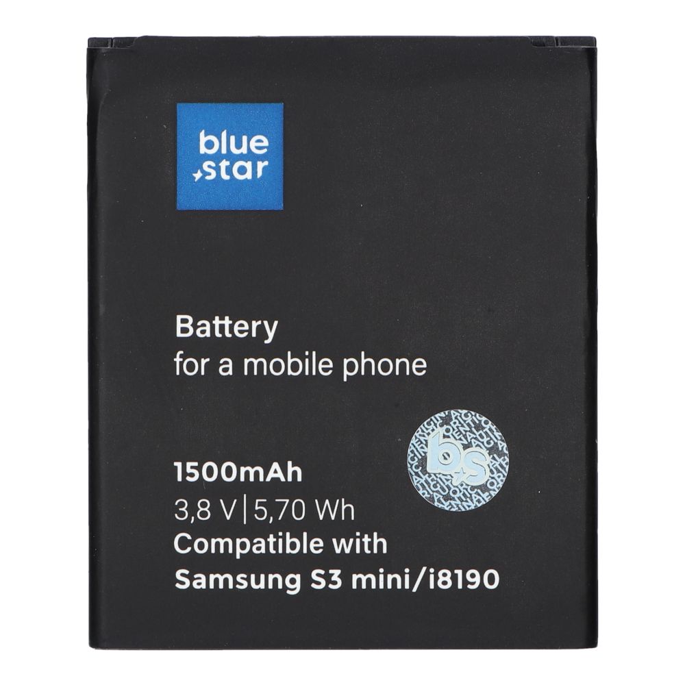 Akku Samsung S3 Mini I8190:lle 1500 mAh Blue Star Premium