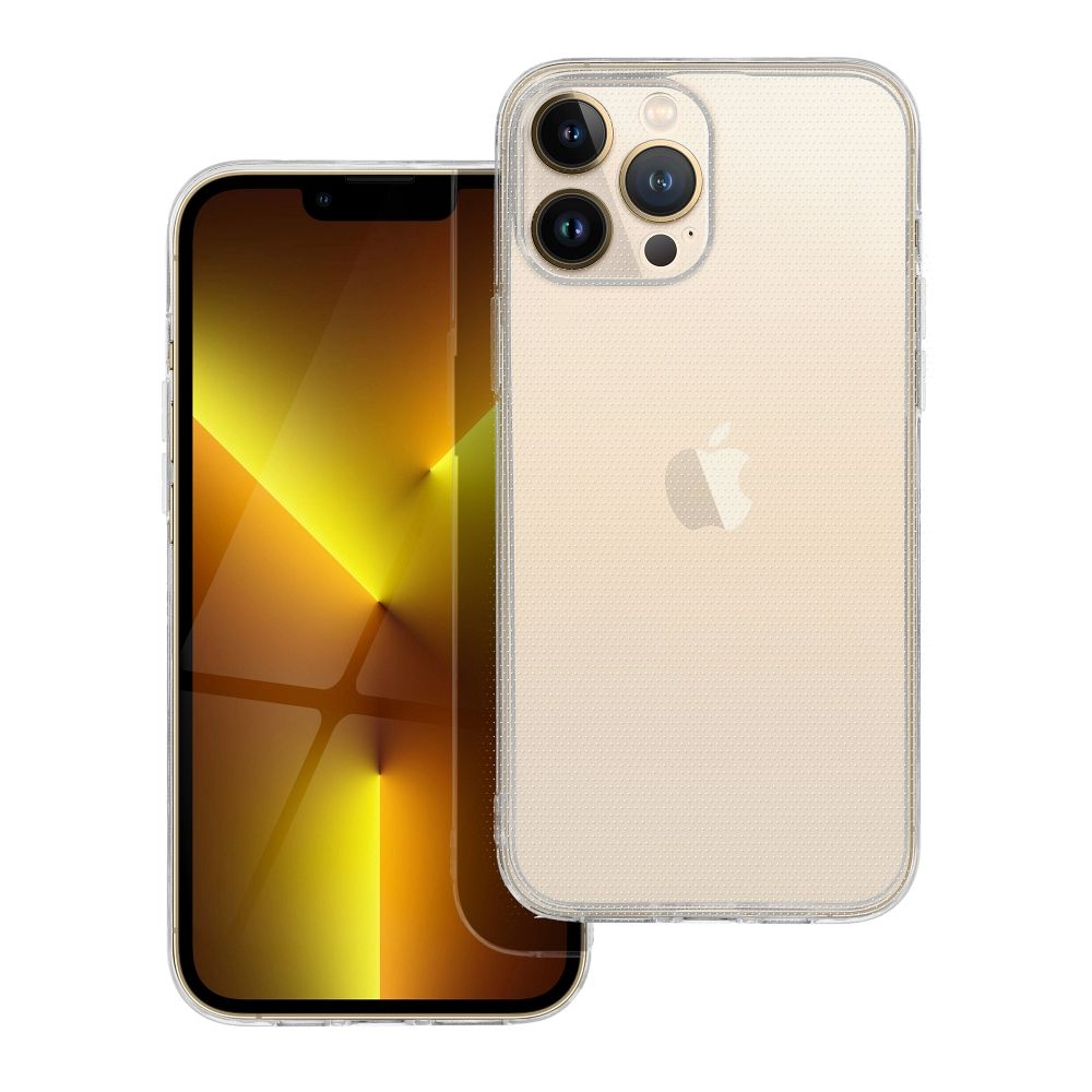 Läpinäkyvä Suojakuori iPhone 13 PRO MAX:lle 2 mm (kameransuoja)