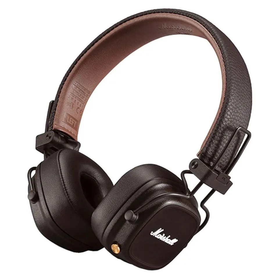 Langattomat kuulokkeet Marshall Major IV On-Ear Bluetooth ruskea