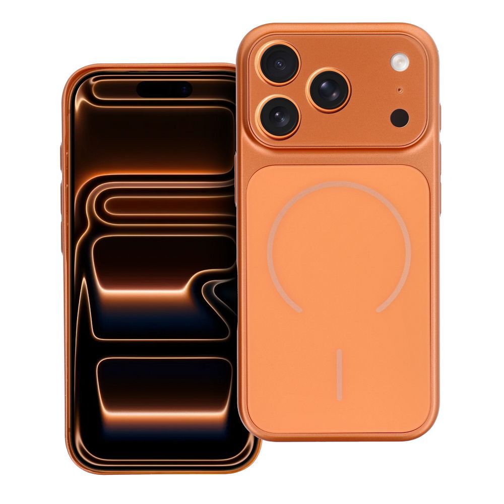 Suojakuori iPhone 13 PRO MAX:lle Make 17 MagSafe-yhteensopiva oranssi