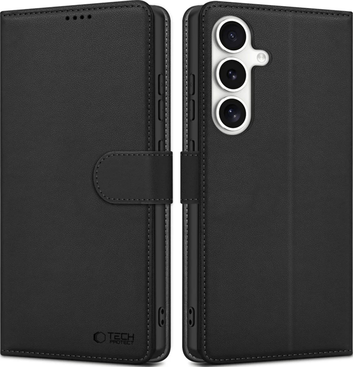 Tech-Protect Lompakkosuojakuori Samsung Galaxy S25 FE:lle - Musta