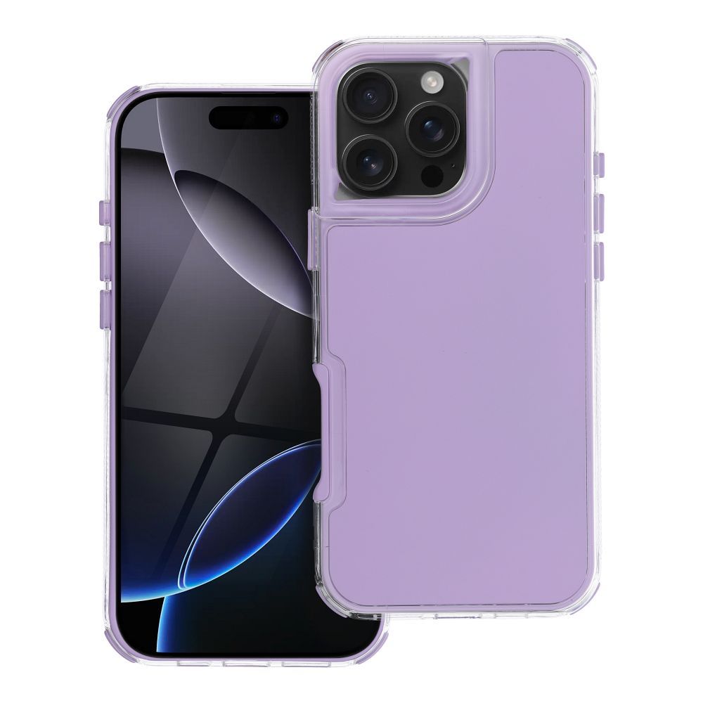 Suojakuori iPhone 16 PRO MAX:lle Matrix vaaleanvioletti
