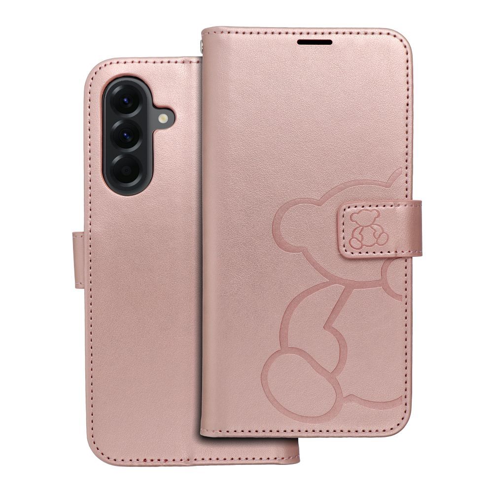 MEZZO kirjakotelo SAMSUNG A56 5G:lle nalle ruusukulta