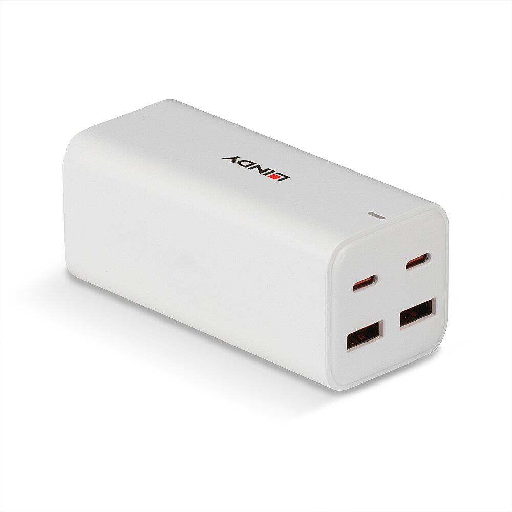 USB-laturi Lindy 73441, 4 porttia, 100 W