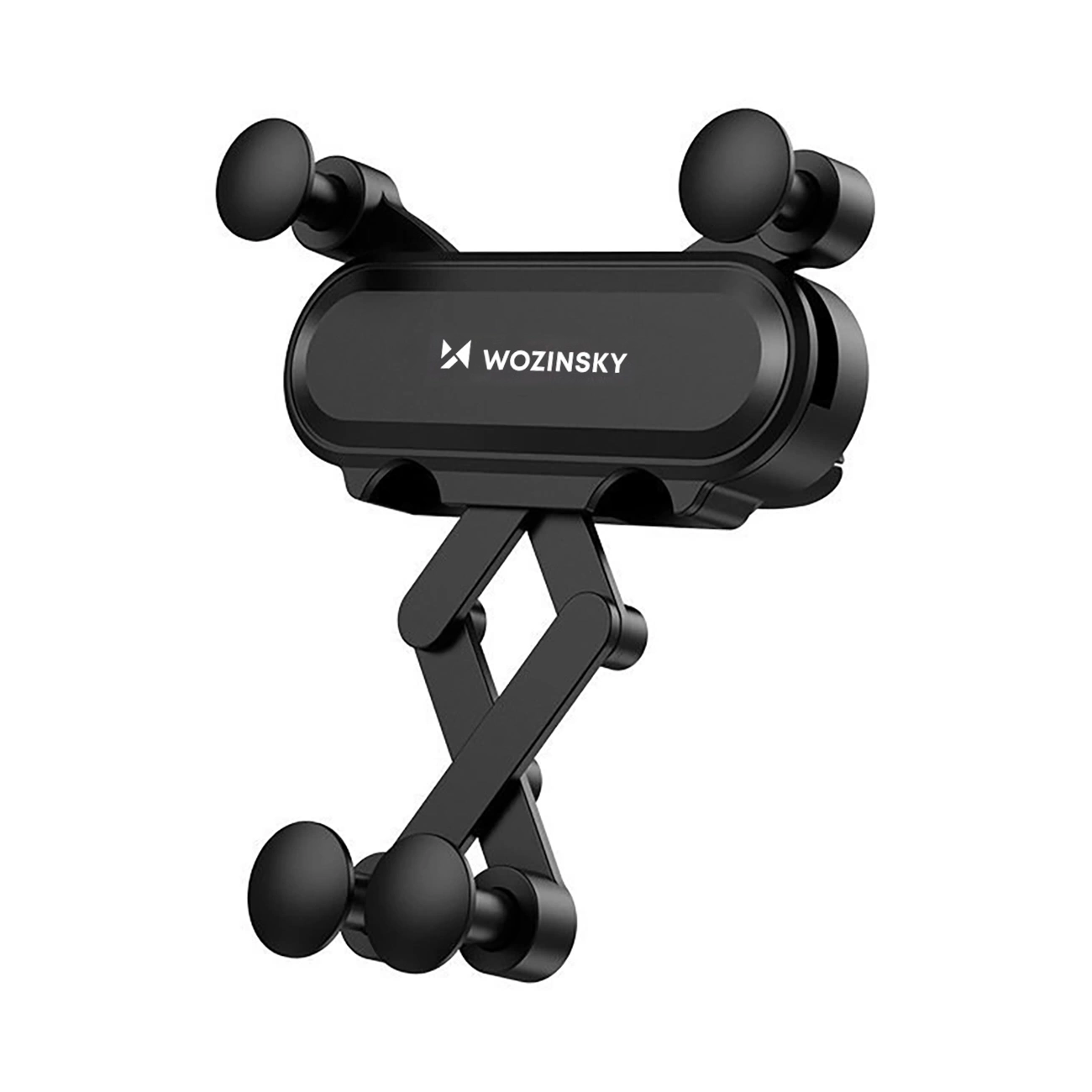 Wozinsky painovoima-auton puhelinteline ilmaventtiiliin musta (WCH-05)