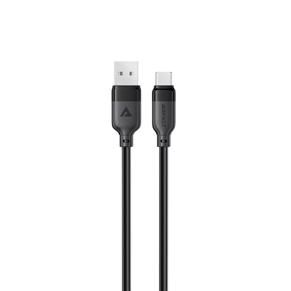 Acefast C16-04 USB-kaapeli USB-A - USB-C 1,2 m musta