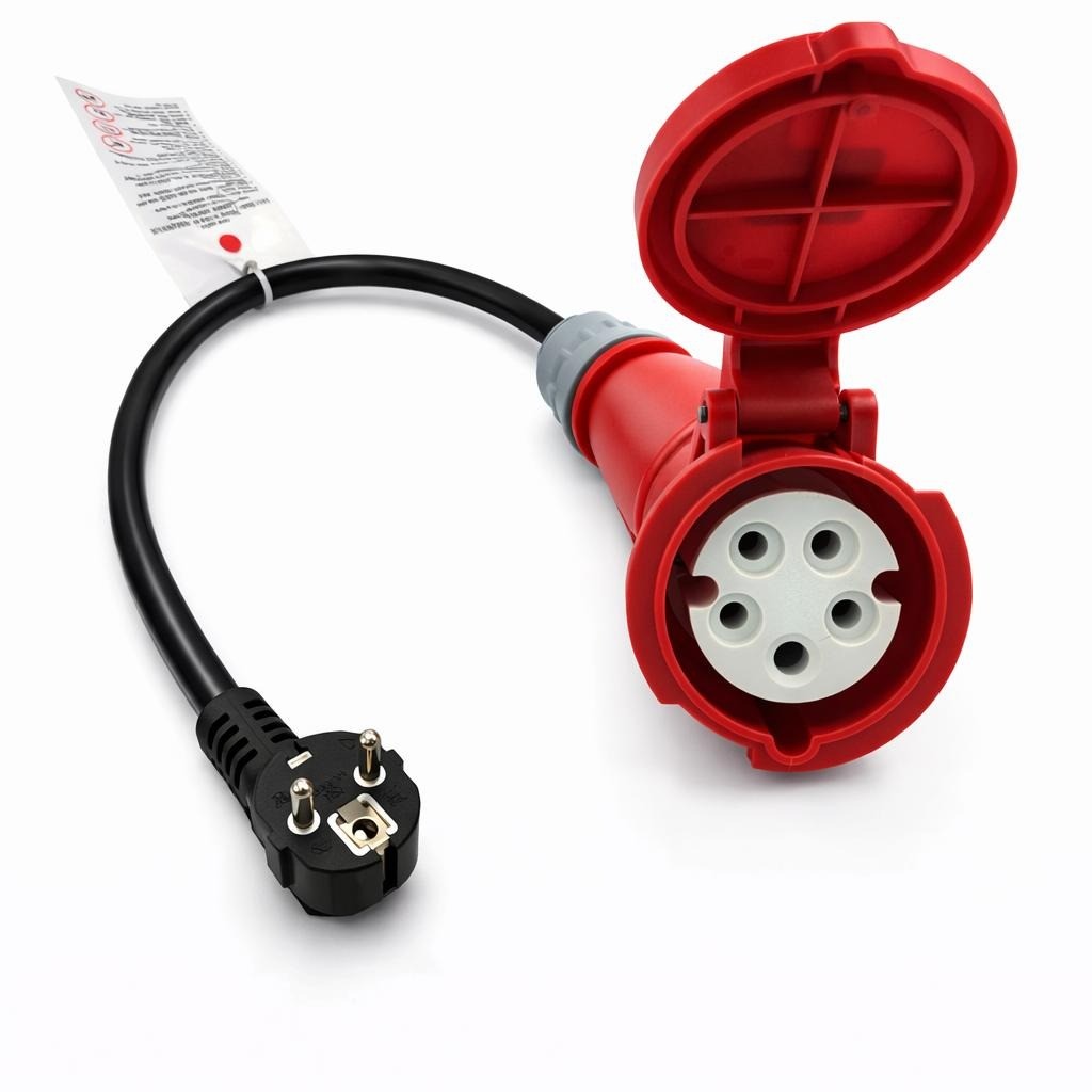 Adapteri Reach CEE 16A 400 V - 220 V Schuko