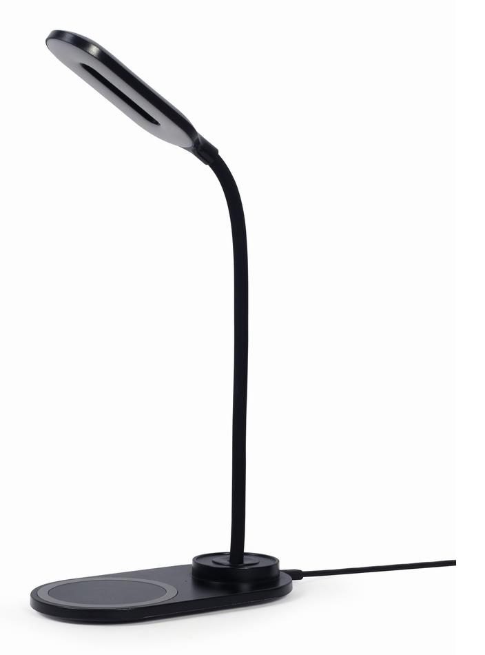 GEMBIRD langaton laturi pöytälampulla musta TA-WPC10-LED-01