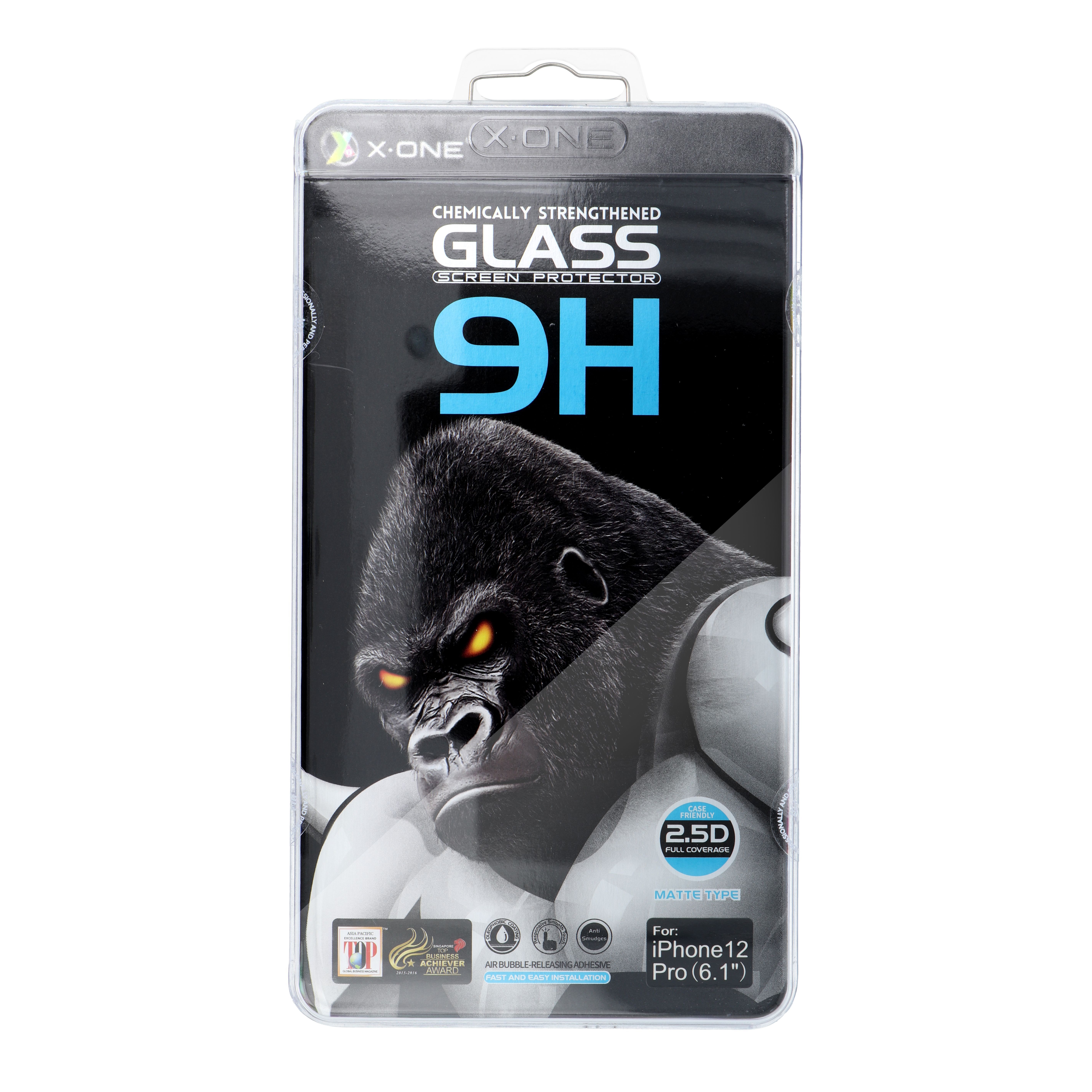 X-ONE Full Cover Extra Strong Matte - for iPhone 15 Pro tempered glass 9H