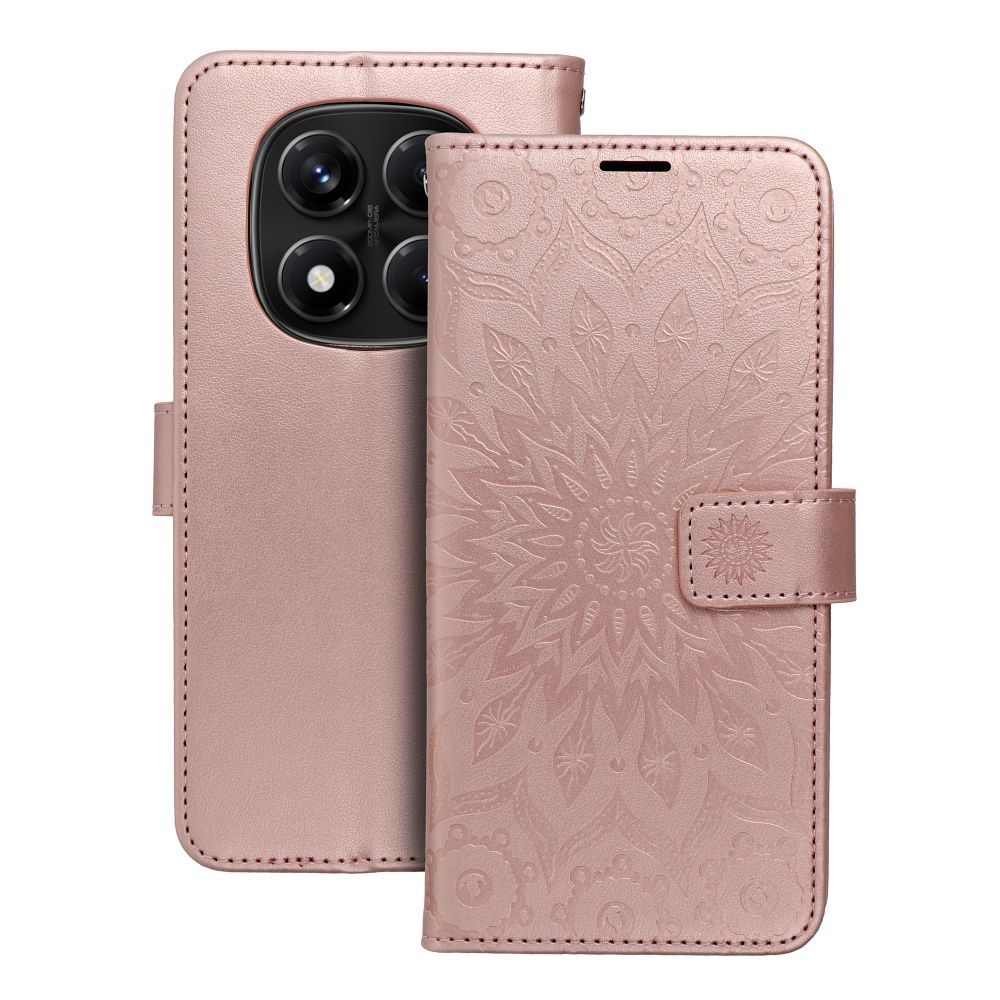 Flip case for Xiaomi Redmi NOTE 14 PRO 4G Mezzo Book mandala rose gold