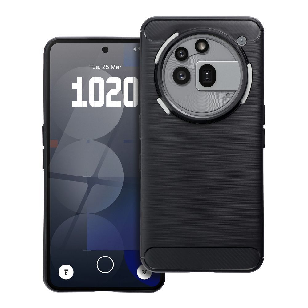 CARBON-suojakuori NOTHING Phone 3A Pro, musta