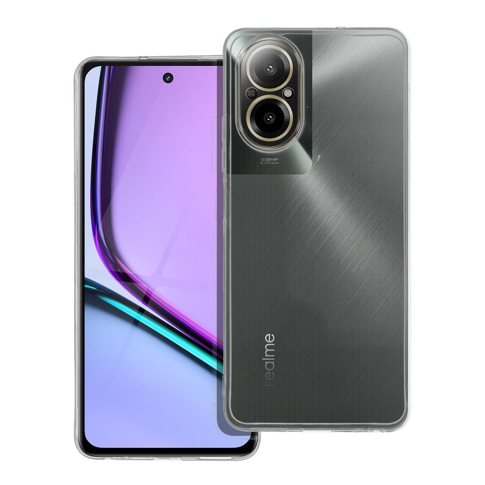Läpinäkyvä 2 mm Suojakuori Realme C67:lle (kameransuoja)