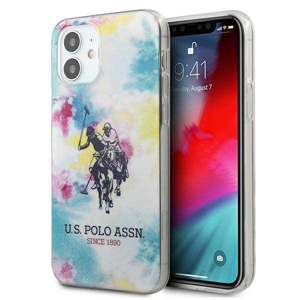 US Polo USHCP12SPCUSML iPhone 12 mini 5,4" monivärinen Tie & Dye-mallisto