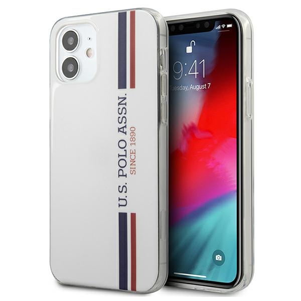 US Polo USHCP12SPCUSSWH iPhone 12 mini 5,4" valkoinen Tricolor Collection