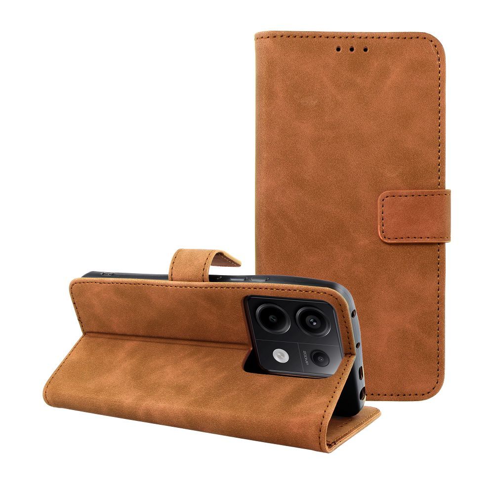 Flip case for Xiaomi Redmi NOTE 13 PRO 5G Tender Book brown