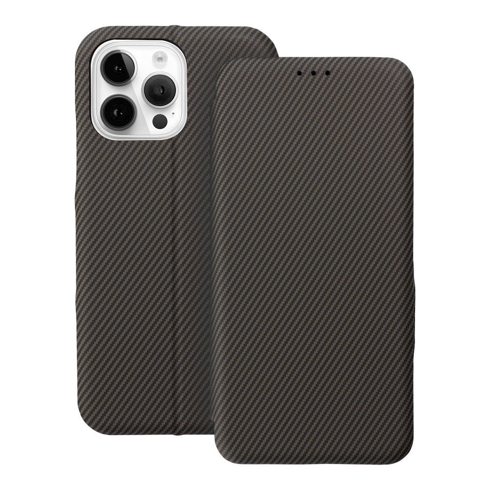 Lompakkokuori iPhone 14 PRO MAX:lle Folio Side Magnet ruskea