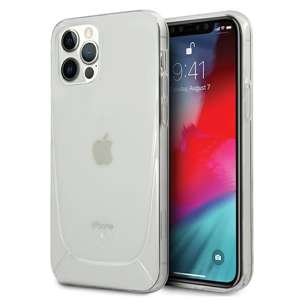 Mercedes Line kotelo iPhone 12 Pro Max - läpinäkyvä - läpinäkyvä