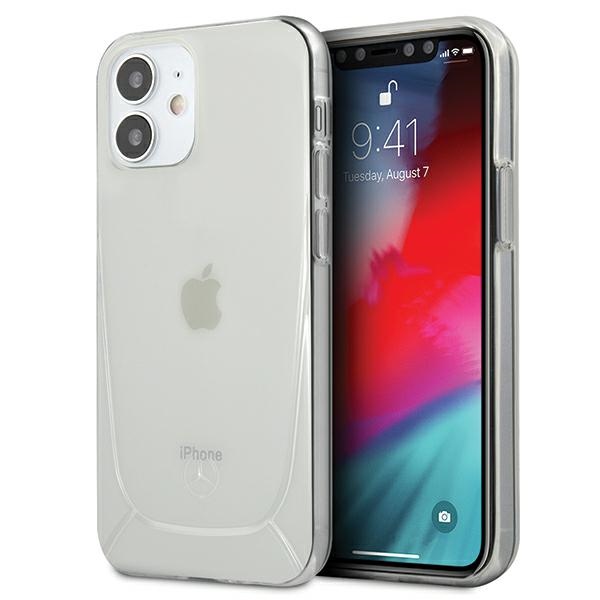 Mercedes Transparent Line Kotelo iPhone 12 mini - läpinäkyvä - läpinäkyvä