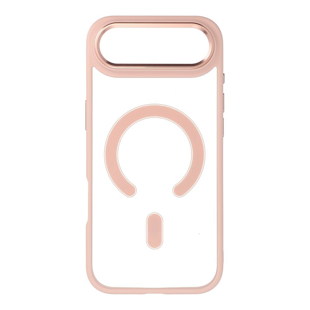 Suojakuori iPhone 17 AIR:lle Color Edge Mag Cover yhteensopiva MagSafe vaaleanpunainen