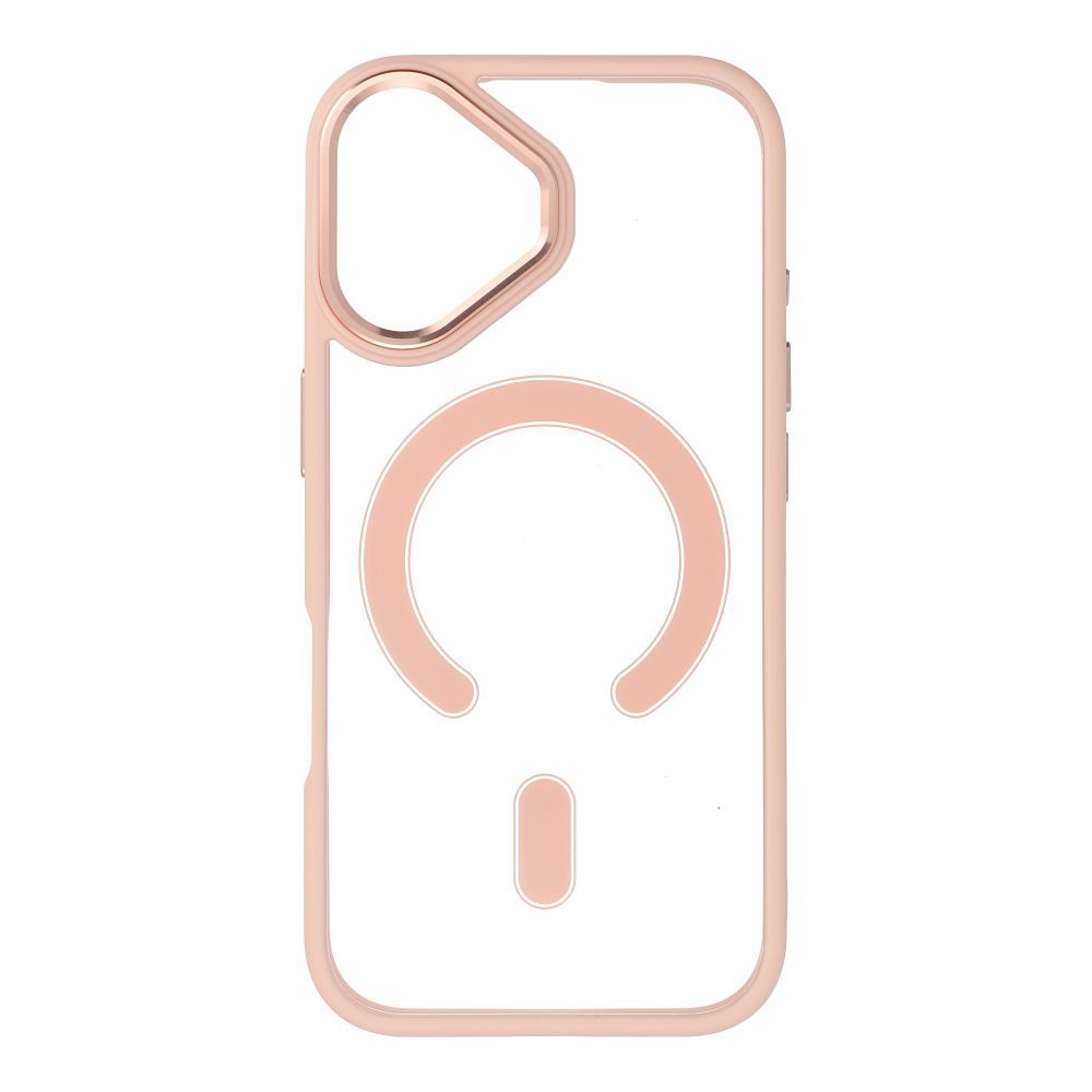 Suojakuori iPhone 17:lle Color Edge Mag Cover yhteensopiva MagSafe vaaleanpunainen