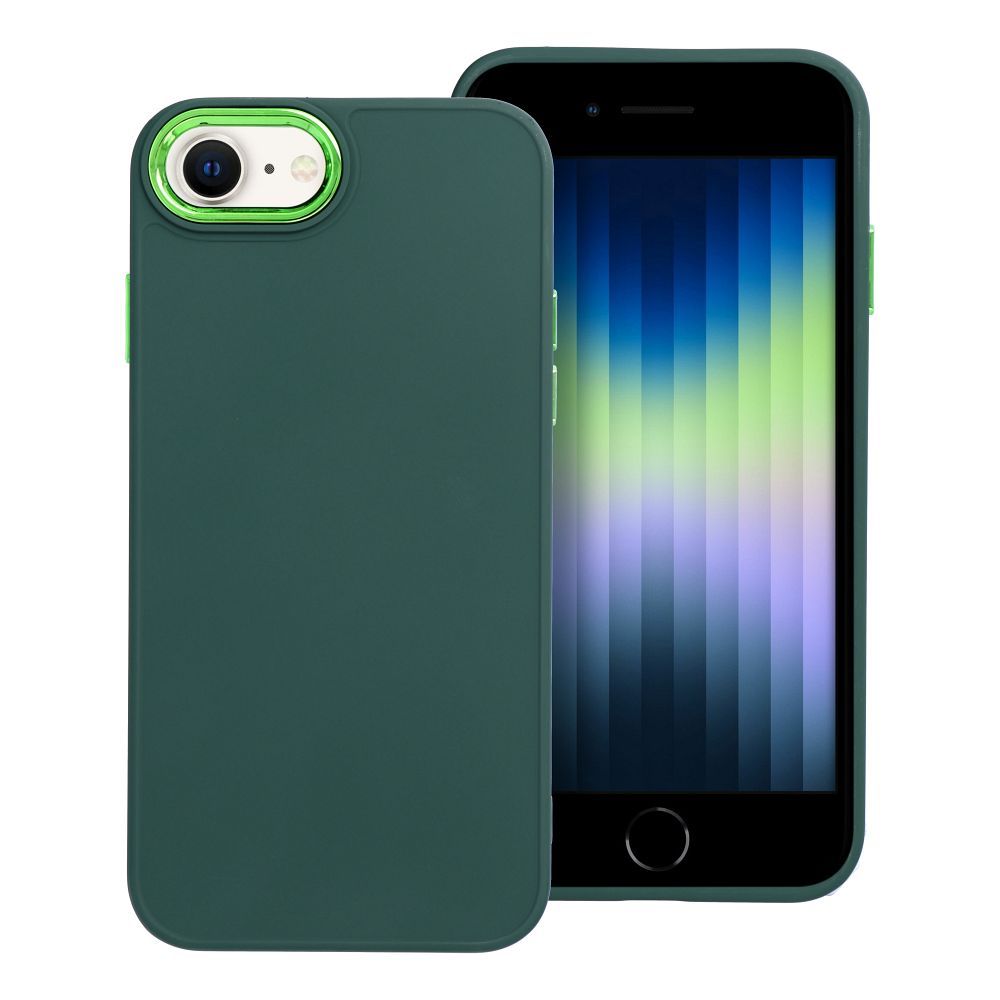 Frame Suojakuori iPhone 7 / 8 / SE 2020 / SE 2022:lle vihreä