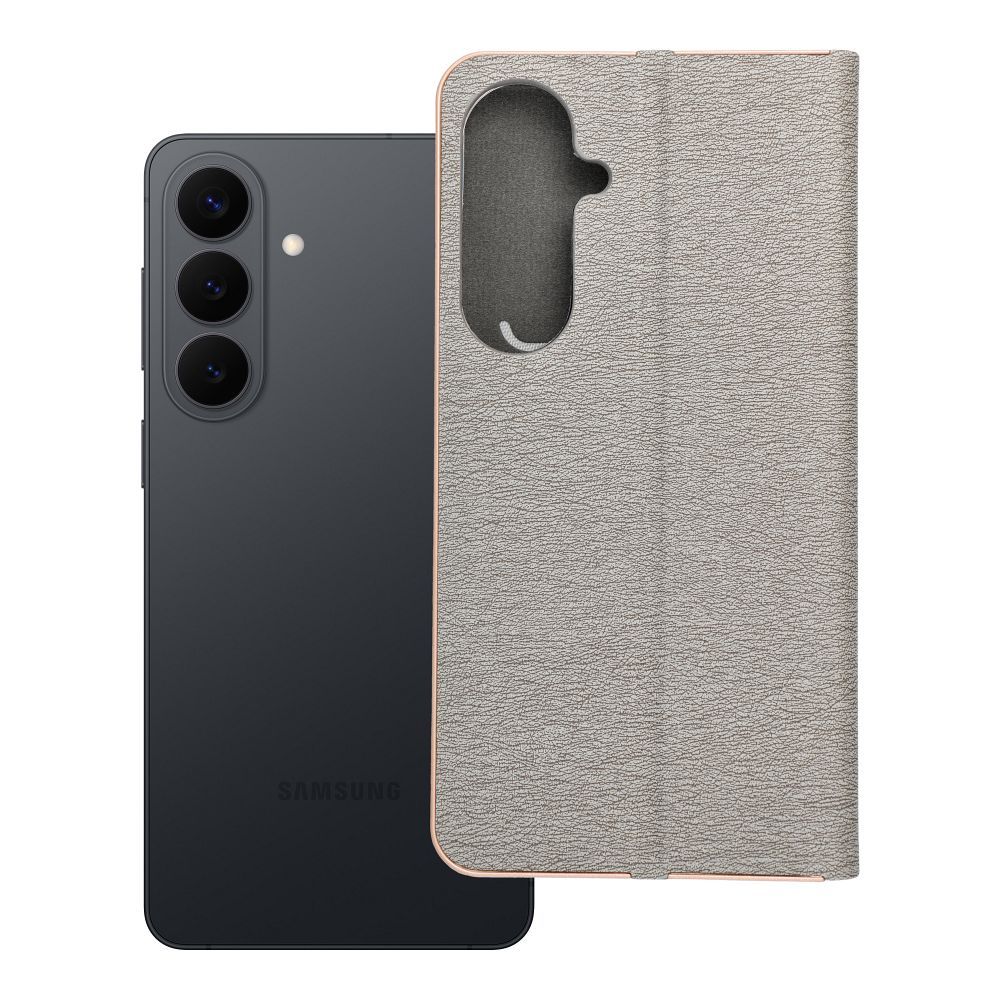 Flip case for Samsung S26 PLUS Luna Book Gold silver