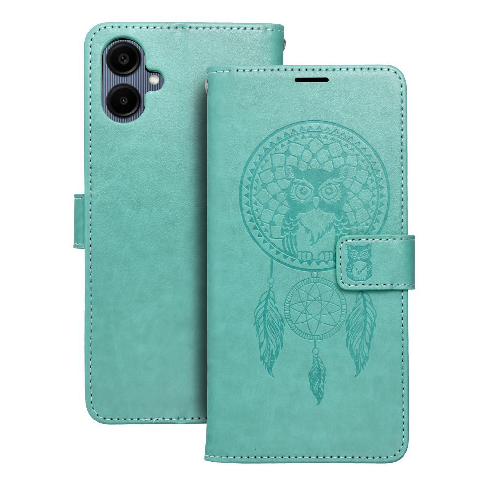 MEZZO Book Suojakuori Samsung A06:lle dreamcatcher vihreä