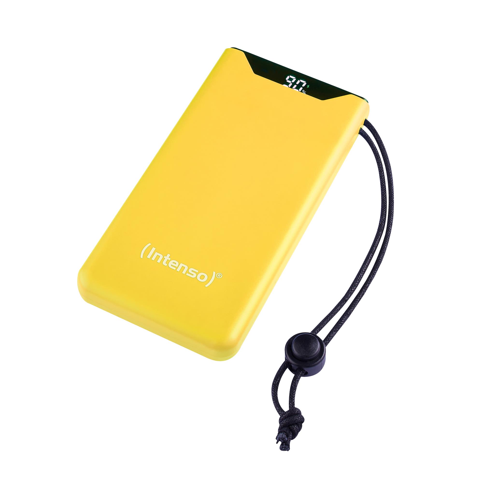 Varavirtalähde USB 10000mAh QC3.0 keltainen F10000 7332039 Intenso