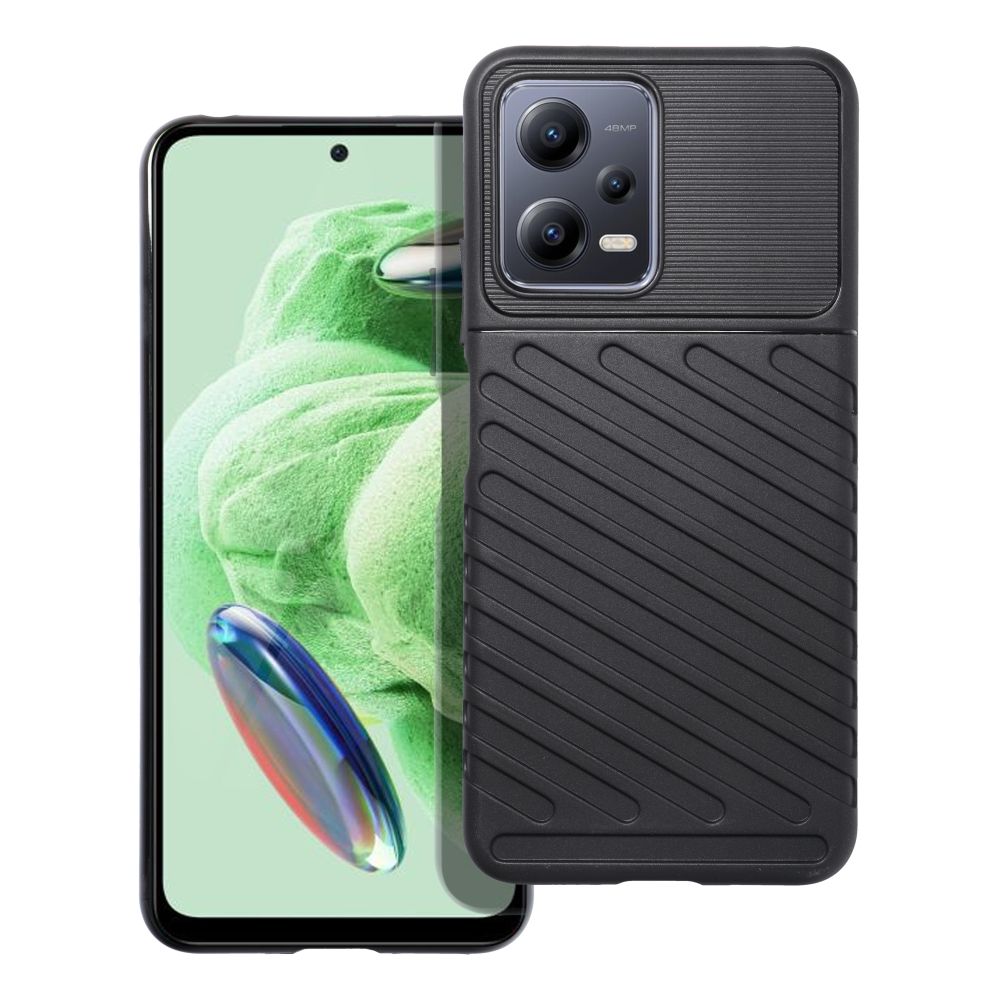 Thunder Suojakuori Xiaomi Redmi Note 12 5G:lle musta