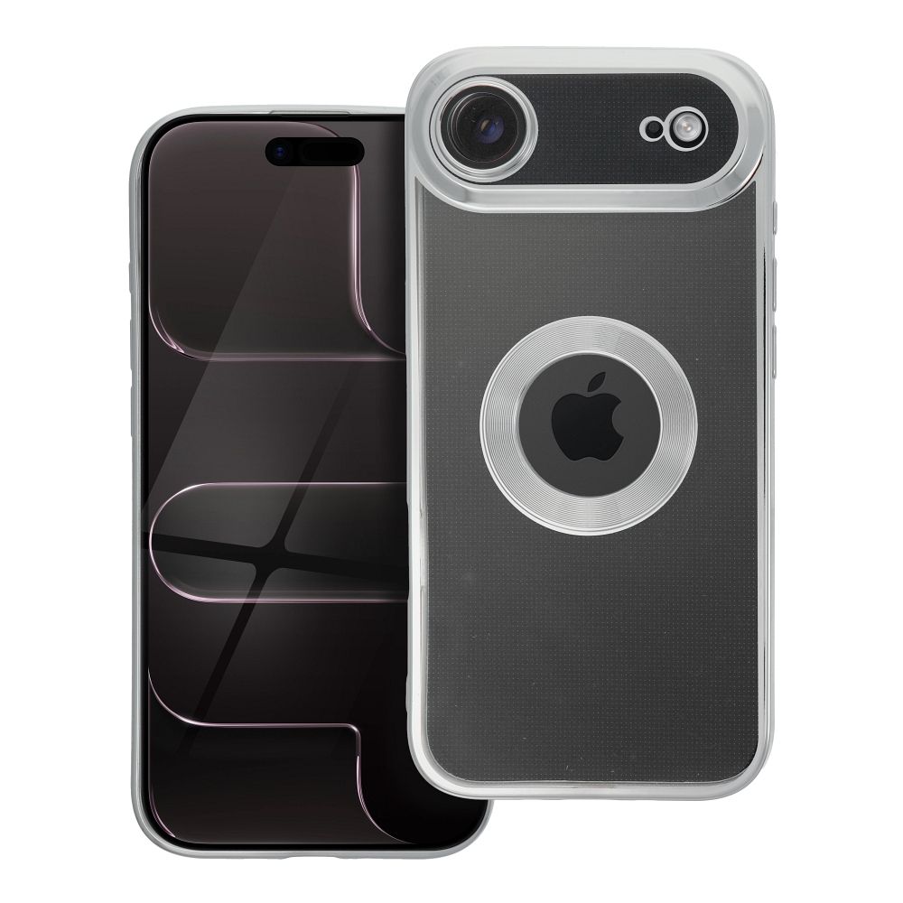 Glam Suojakuori iPhone 17 AIR:lle hopeinen