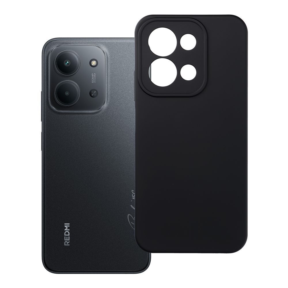 Silikoninen suojakuori Xiaomi Redmi 15C (173,16 x 81,07 x 8,2) musta