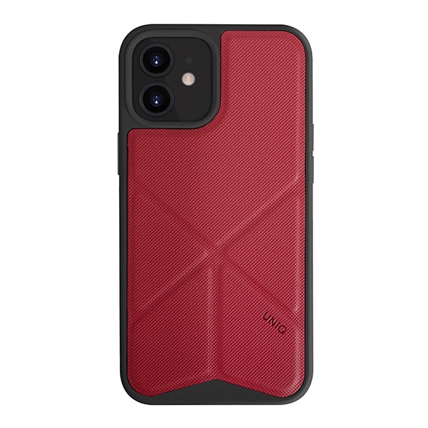 Uniq Transforma -kotelo iPhone 12 mini - punainen