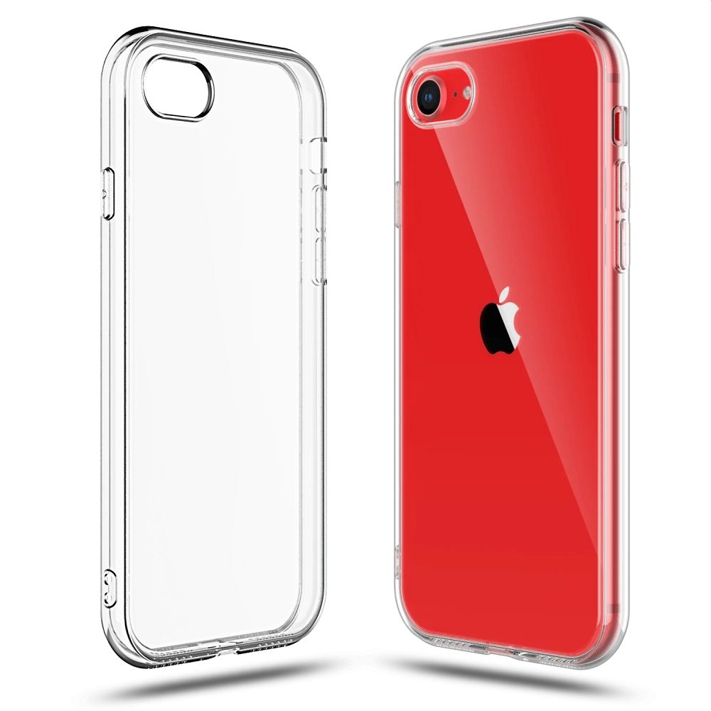 Suojakuori iPhone 7 / 8 / SE 2020 / SE 2022:lle - kirkas 2 mm Box läpinäkyvä