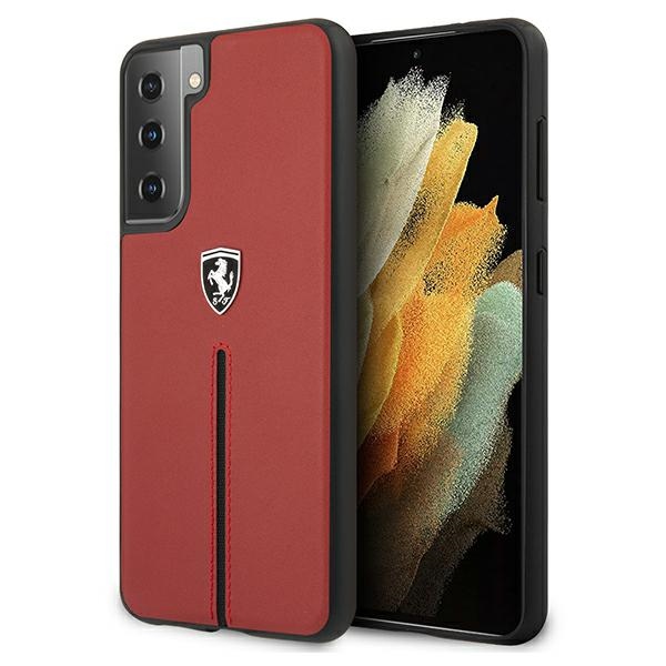 Ferrari FEOSIHCS21MRE S21+ G996 punainen/punainen kovakotelo Off Track Nahka Nylon raita